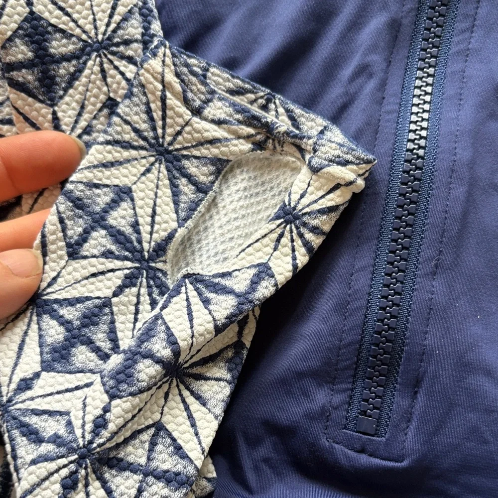 Roxy Navy Rash Guard / One piece Swimsuit - Picture 4 of 13